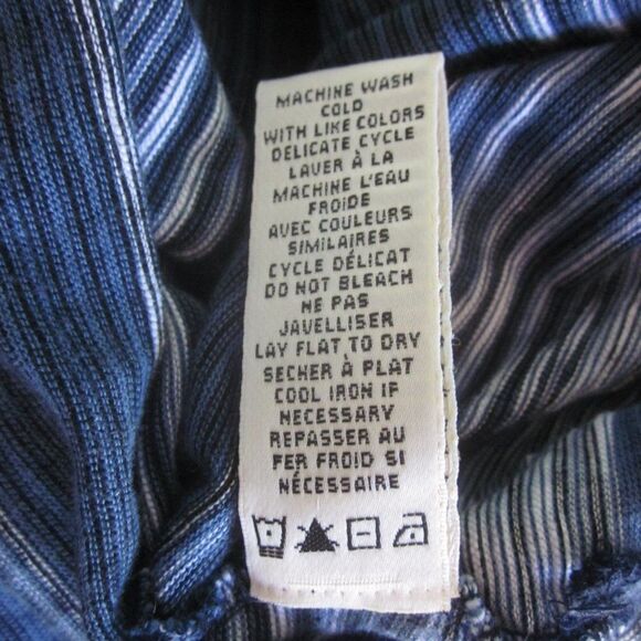 Max Studio Blue Stripe Cotton Summer Maxi Tank Dress Size S Perfect Condition - Picture 12 of 13